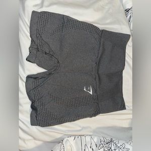 XS Grey gymshark seamless high rise shorts